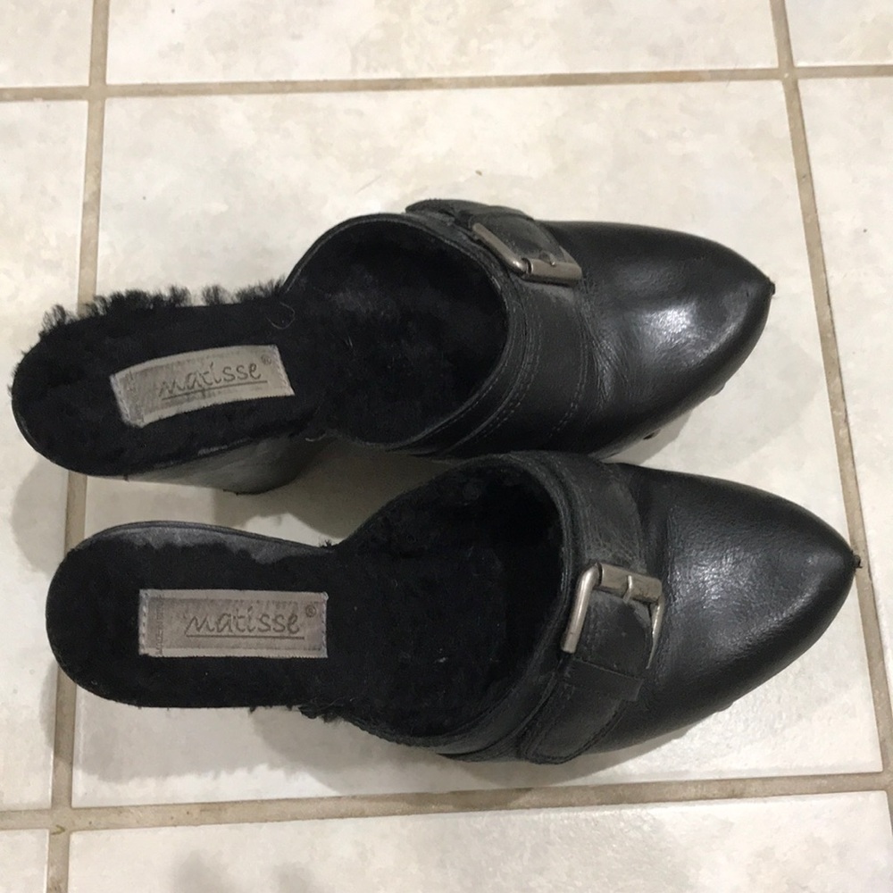 Marisse high heeled, clog shoes